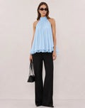 Blue Aureva Top