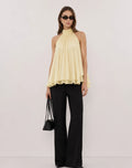 Butter Yellow Aureva Top